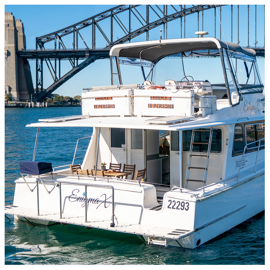 Enigma X - Private Boat Hire - Sydney Harbour