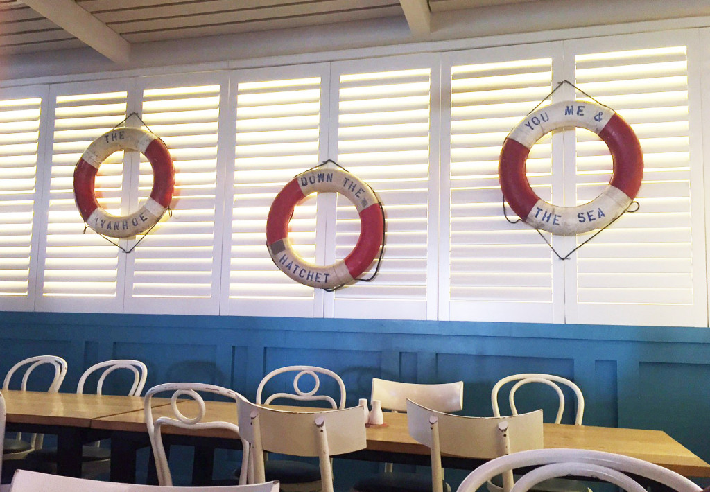 Life rings hanging along the wall of the Ivanhoe Hotel. Image – Sea Sydney Harbour